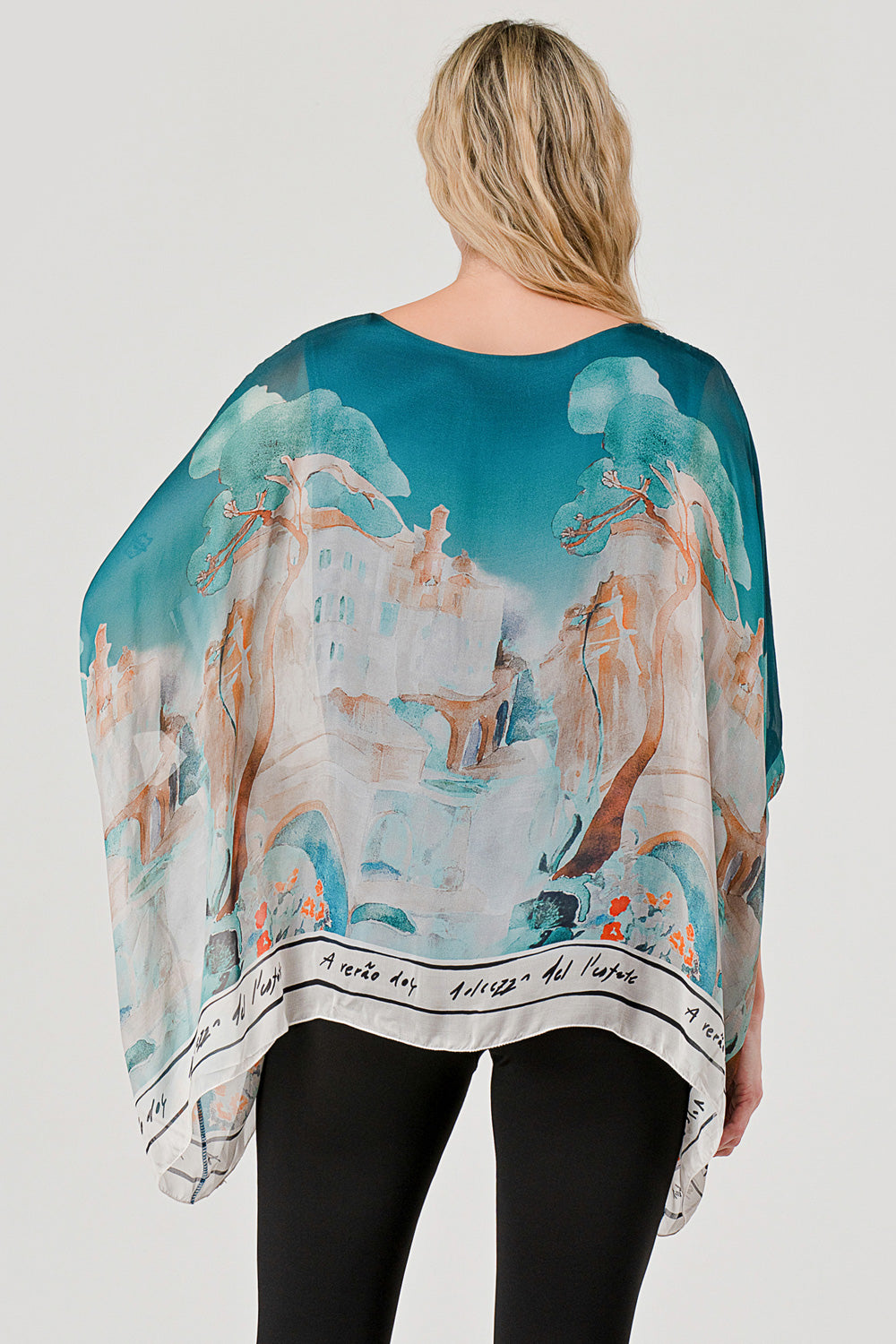 Raw Moda Love Tree Silk Top