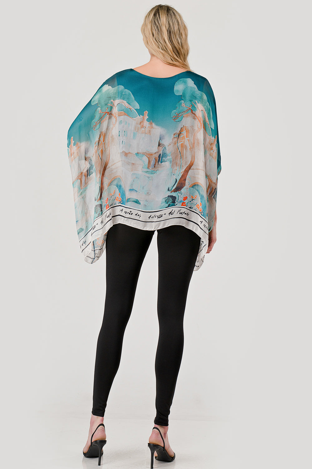 Raw Moda Love Tree Silk Top
