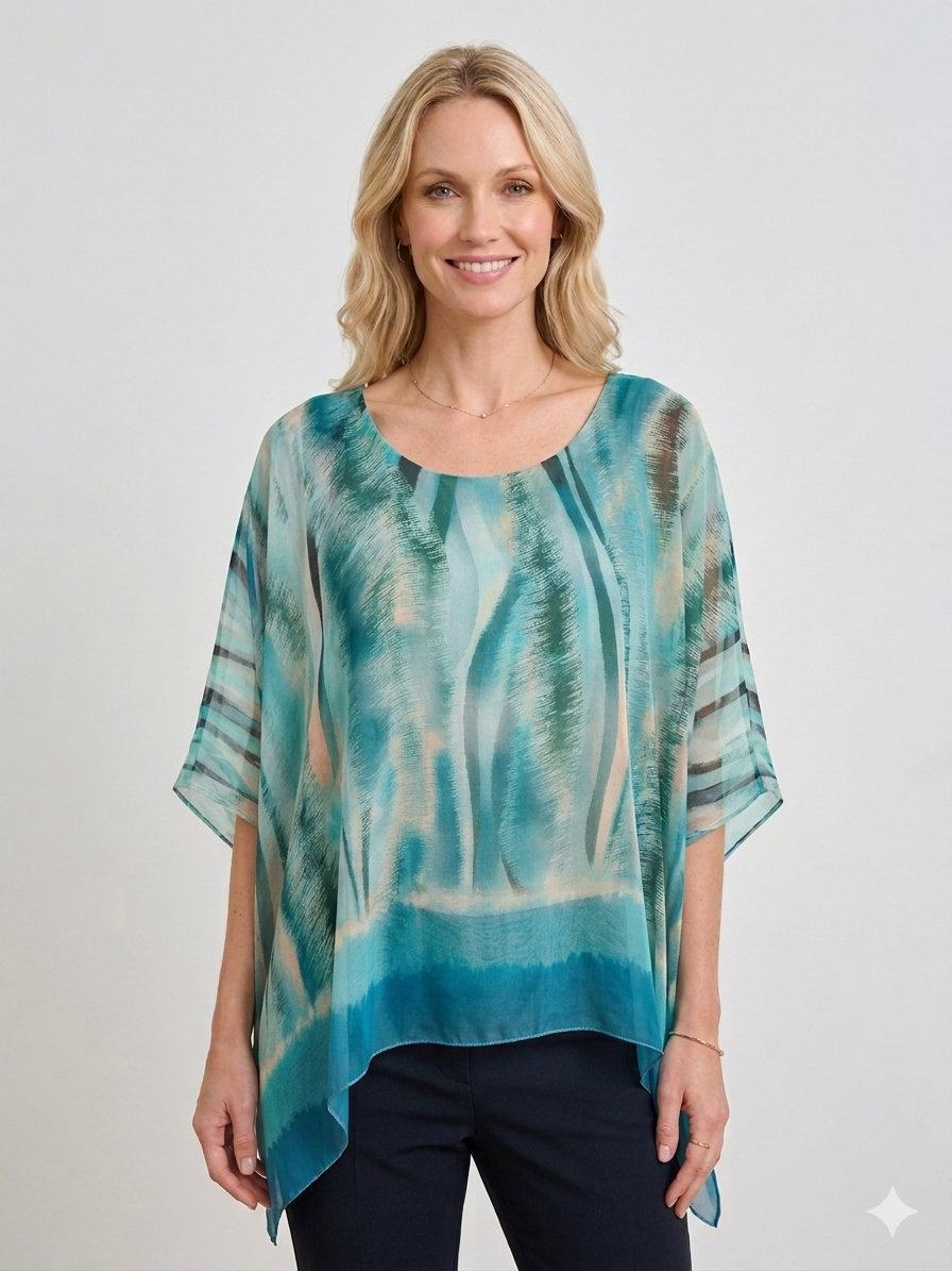 Raw Moda ISLA silk Top